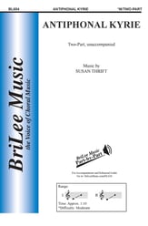 Antiphonal Kyrie Two-Part choral sheet music cover